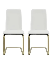 Set of 2 Modern Dining Chairs for Kitchen Table or Home Seating