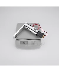 Automatic Sensor Touchless Single Hole Bathroom Sink Faucet With Temperature Mixing Valve In