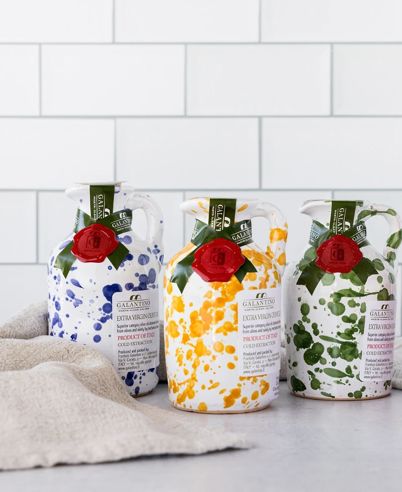 Zia Pia Fantasia Extra Virgin Olive Oil Ceramic, Cobalt 100ml