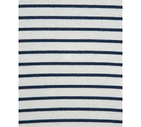 Little Me Baby Boys Striped T-Shirt & Safari Woven Denim Overall, 2 Piece Set