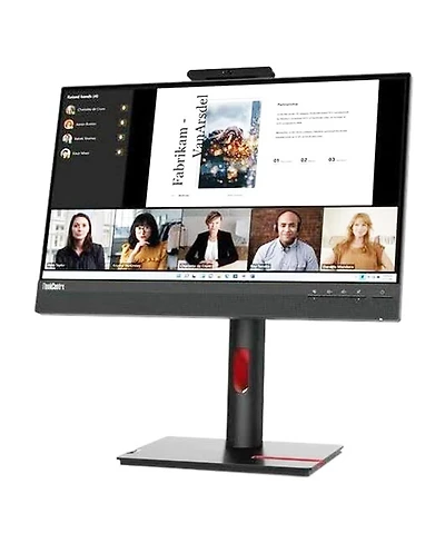 Lenovo ThinkCentre Tiny-In-One 22 Gen 5 21.5" 16:9 Full Hd Ips Wled Lcd Monitor with Webcam, Black