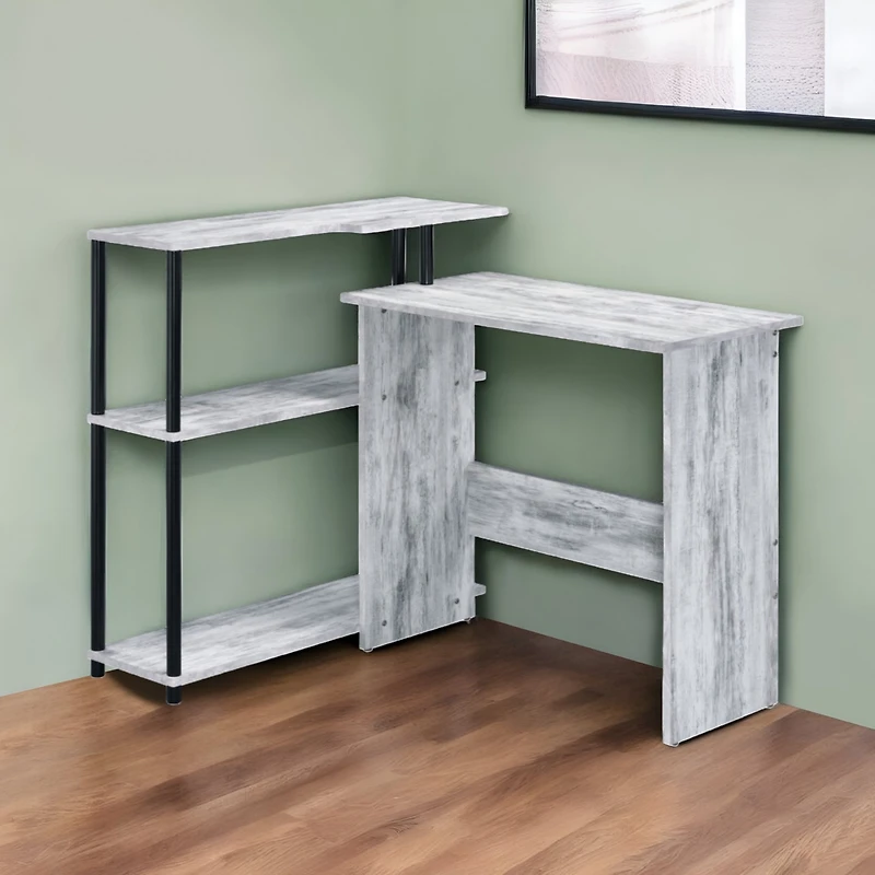 L Shape Corner Writing Desk – Stylish Workspace for Small Rooms