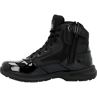 Rocky Men's Cadet 6" Black Side Zip Public Service Boot
