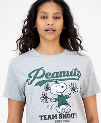 Grayson Threads, The Label Juniors' Peanuts Snoopy Cheer T-Shirt