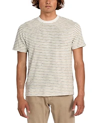 Guess Men's Baxter Short Sleeve Striped Crewneck T-Shirt