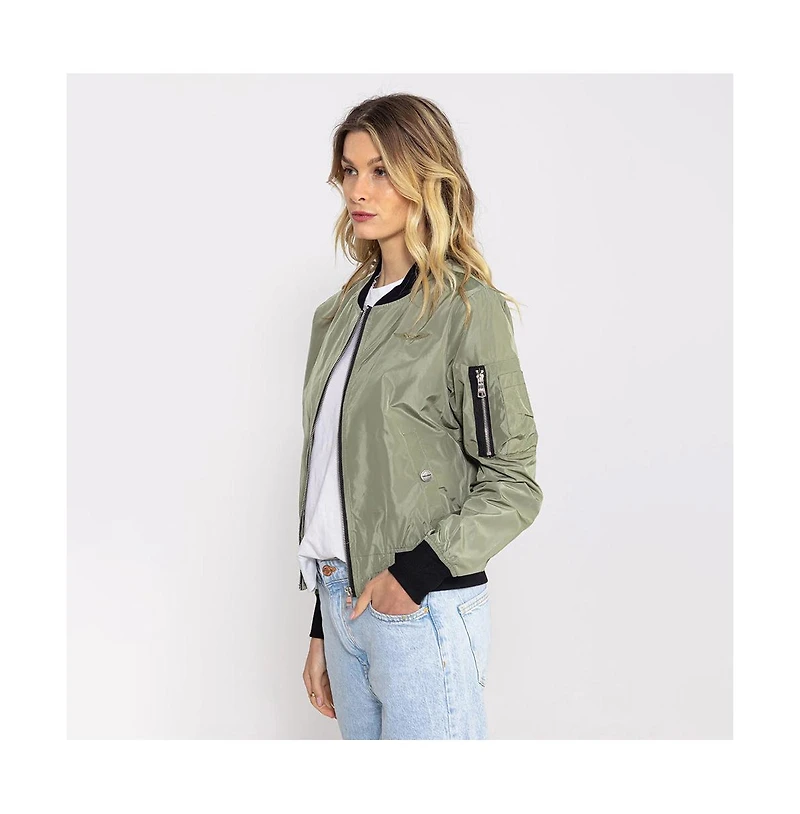 Bombers Original Women's Ma1 Jacket - D.Red