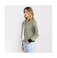 Bombers Original Women's Ma1 Jacket - D.Red