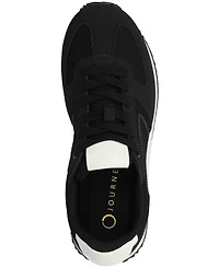 Journee Collection Women's Flow Lace Up Jogger Sneakers
