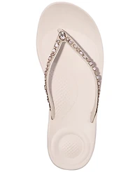 FitFlop Women's Iqushion Embellished Ergonomic Flip Flop Sandals