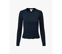 WeWoreWhat Women's Long Sleeve Crewneck Top