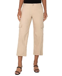 Liverpool Los Angeles Women's Utility Cropped Cargo Pants
