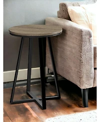 Small Round End Table – Compact Design for Tight Spaces