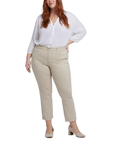 Nydj Plus Marilyn Straight Ankle Jeans
