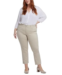 Nydj Plus Marilyn Straight Ankle Jeans