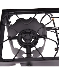 150000 Btu Double Burner Outdoor Stove Bbq Grill