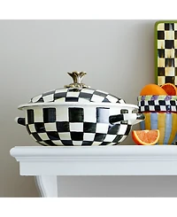 MacKenzie-Childs Courtly Check Medium Casserole Dish