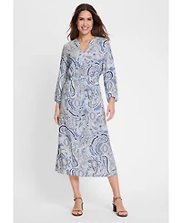 Olsen Women's Paisley Tunic Dress