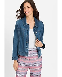 Olsen Women's Power Stretch Denim Jacket