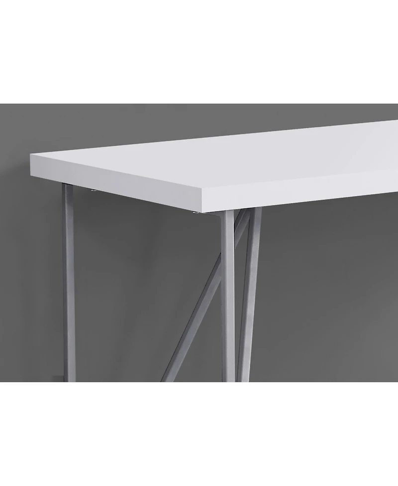 Ergonomic Computer Desk with Keyboard Tray and Monitor Stand