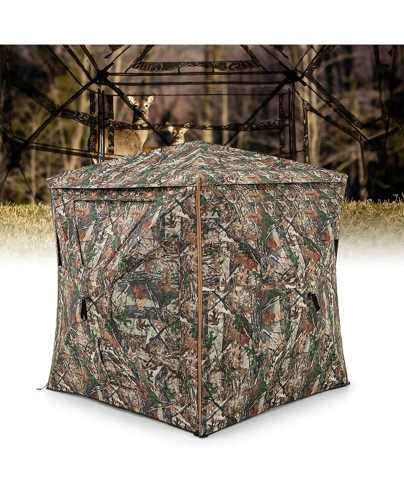 5-in-1 Detachable Hunting Blind for 2-3 People with Skylight