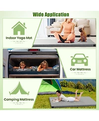 Indoor outdoor Sleeping mat with High density foam Cushion and Carrying Bag
