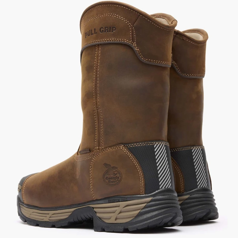 Georgia Boot Men's Durablend Edge 10" Waterproof Alloy Toe Pull On Work