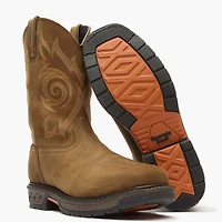 Georgia Boot Men's Carbo-Tec Lt Steel Toe Waterproof Pull On Work