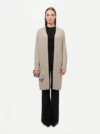 Gobi Cashmere Women's 3D Longline Cardigan