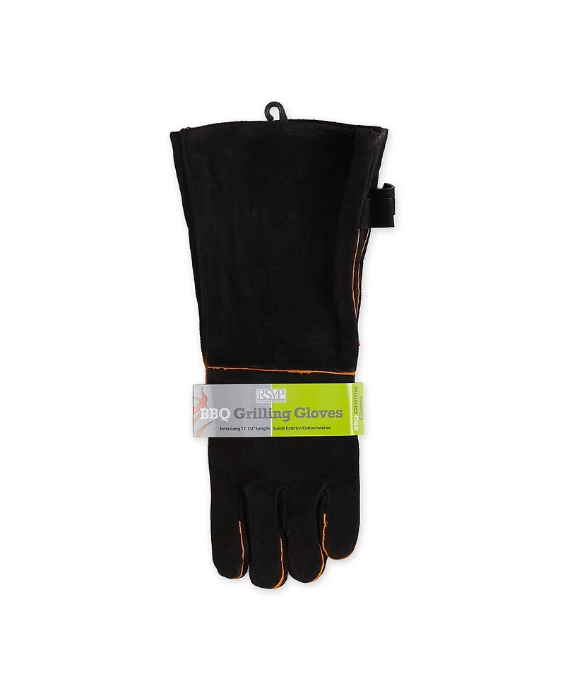 Rsvp International Leather Grill Gloves, Set of 2