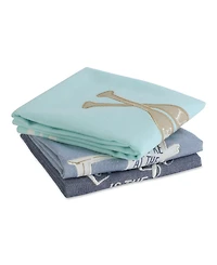 Design Imports Lakeside Embellished Kitchen Dishtowel, Set of 3