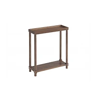 Set of Two Rectangular End Tables with Shelf – Practical and Stylish Wood for Small Spaces