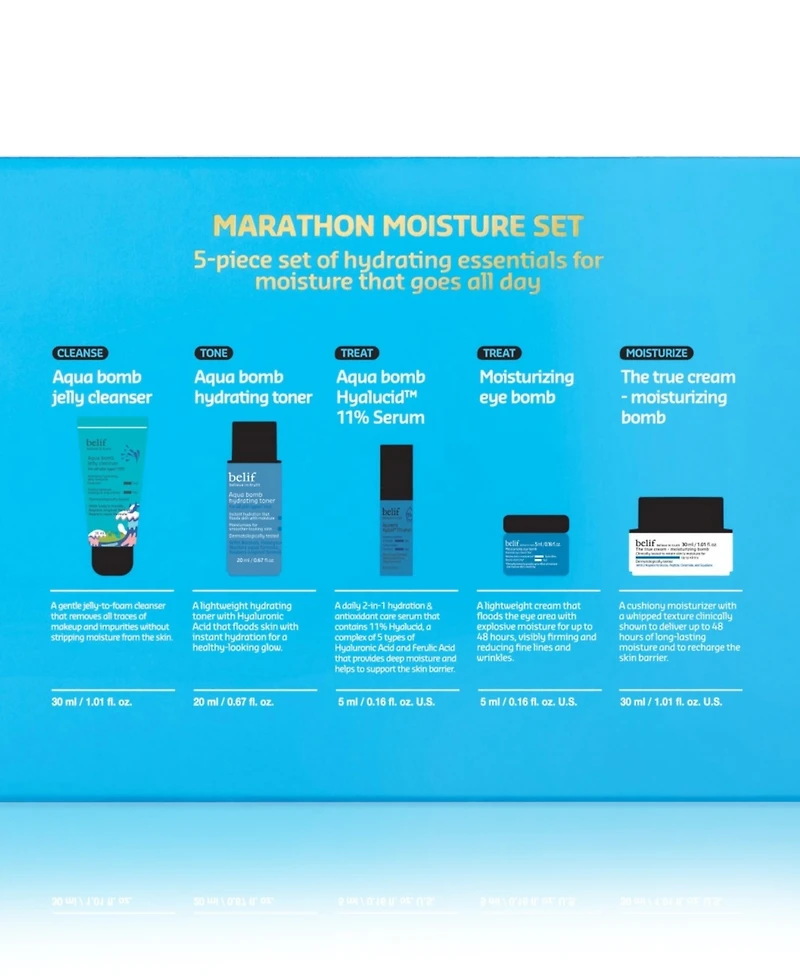 Belif 5-Pc. Marathon Moisture Travel Set