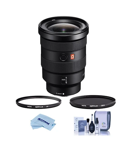 Sony Fe 16-35mm f/2.8 Gm Lens for Sony E, Bundle with Hoya Nxt Plus 82mm Uv+Cpl Filter Kit, Cleaning Kit, Cleaning Cloth