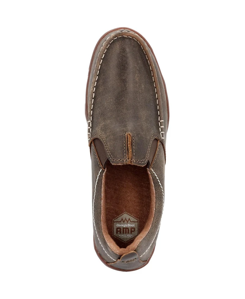 Georgia Boot Men's Cedar Falls Moc-Toe Slip On