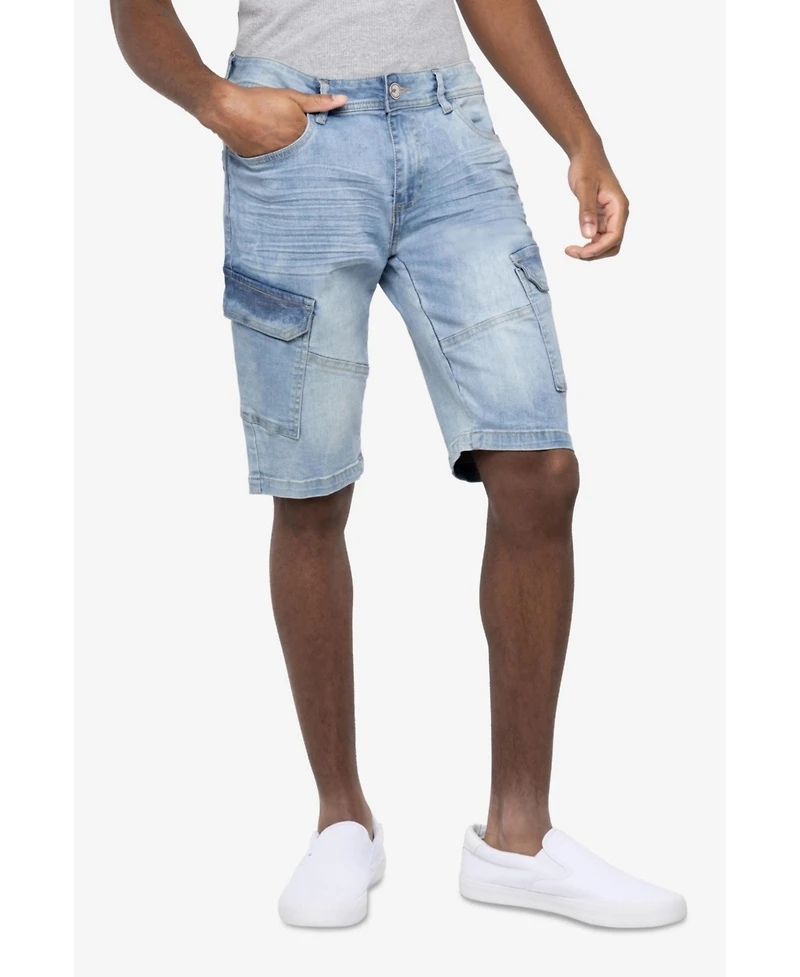 Xray Men's 12" Denim Cargo Shorts