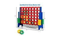 4-to-Score Giant Game Set with Net Storage