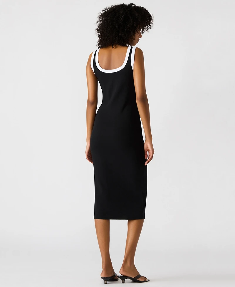 Steve Madden Women's Azalea Contrast-Trim Knit Dress