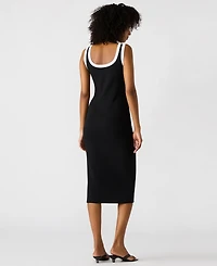 Steve Madden Women's Azalea Contrast-Trim Knit Dress