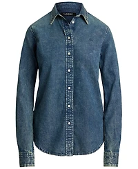 Lauren Ralph Women's Classic-Fit Denim Shirt