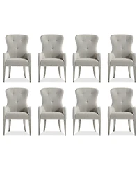 Cornelia 8-Pc. Tufted Arm Chair Set