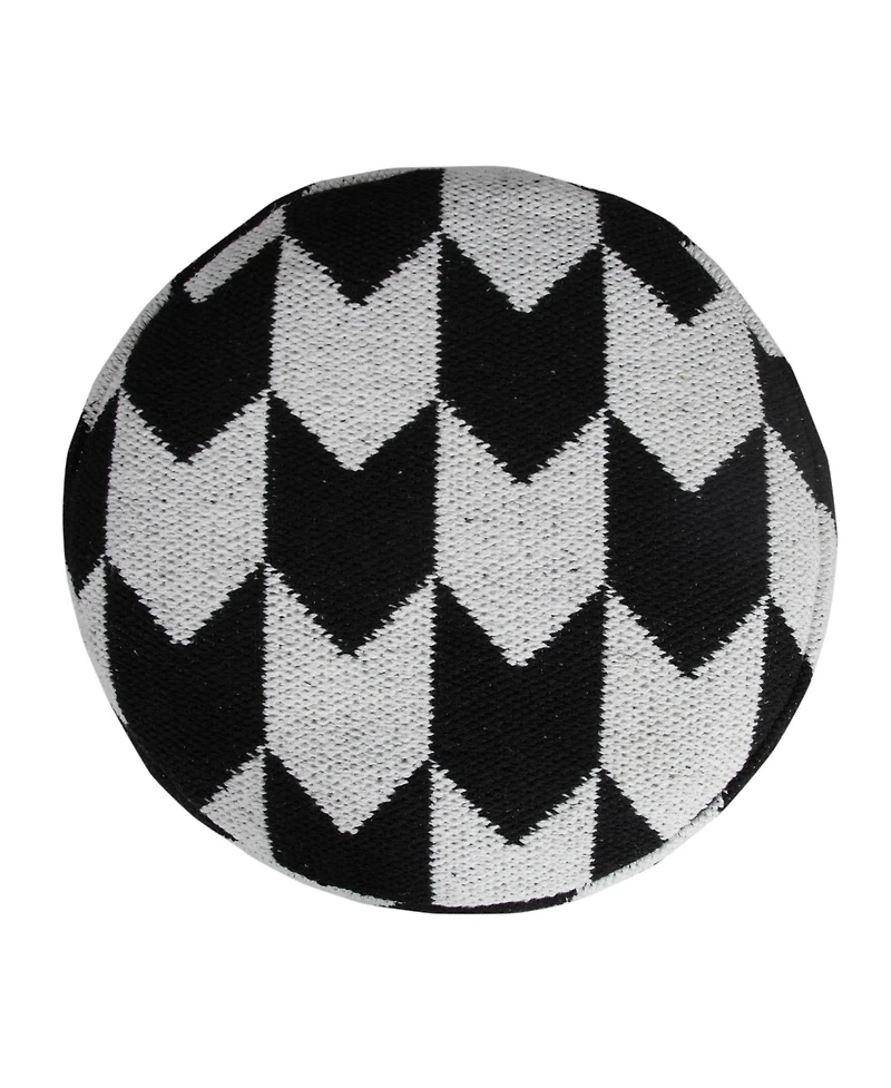 Soft Cotton Blend Ottoman for Footrest and Stylish Living Room Decor