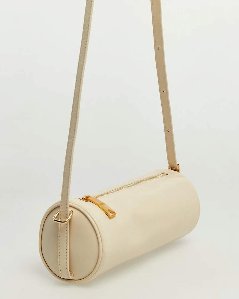 Women's Leather Barrel Bag, Created for Macy's