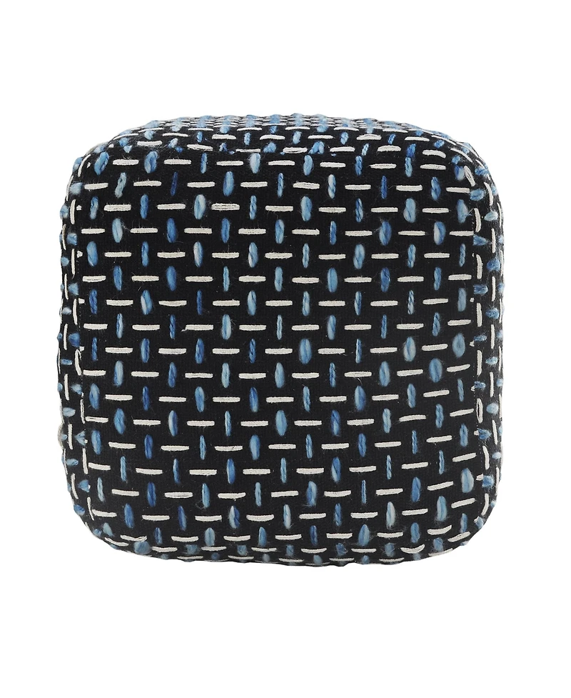 Compact Polyester Ottoman – Lightweight and Easy to Move for Any Space