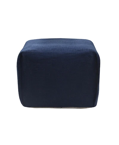 Cotton Ottoman for Comfortable Footrest and Living Room Accent