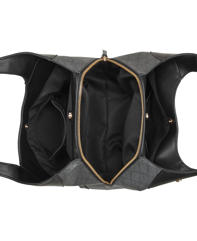 Nine West Eamon Triple Compartment Large Shoulder Bag