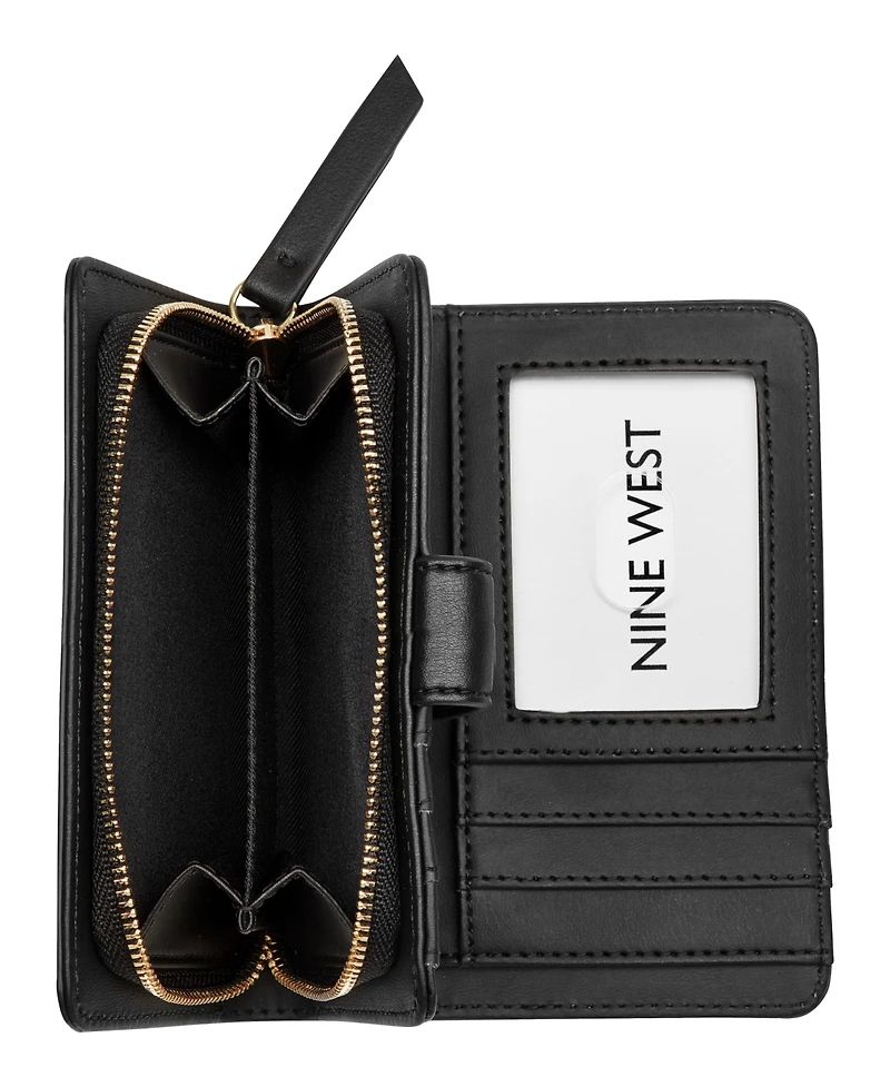 Nine West Lockup 9S French Wallet