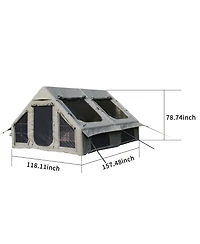 Mondawe 9.8 x13ft Inflatable Camping Tents with Hand Pump