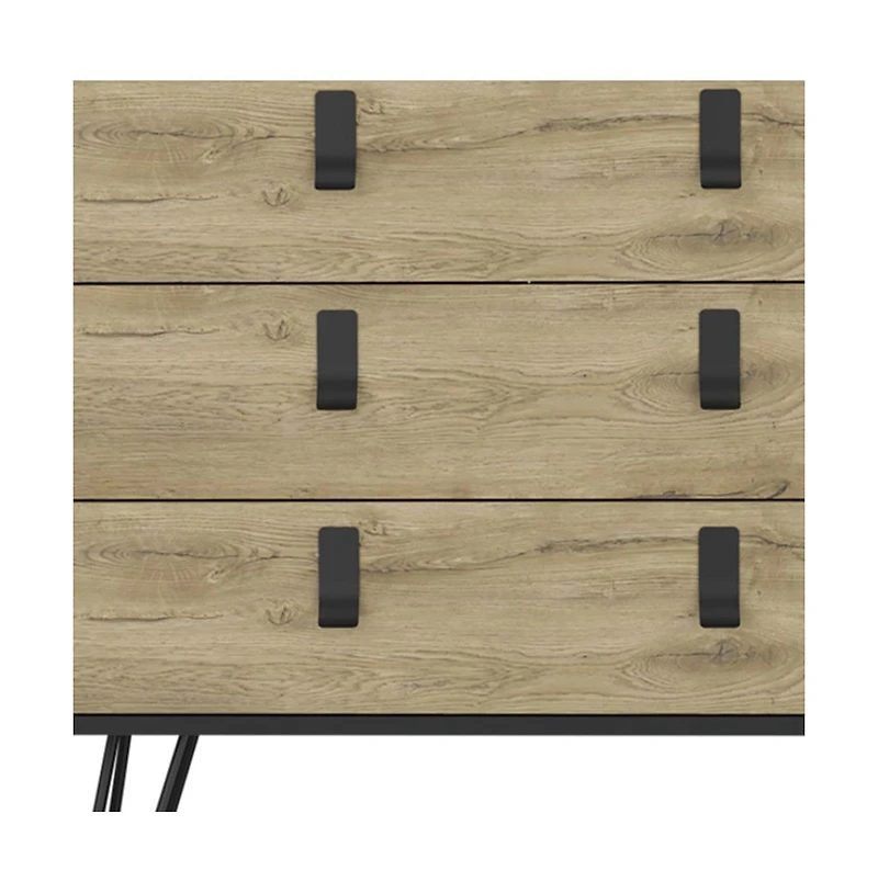 Three Drawer Dresser for Bedroom Organization and Storage Solutions
