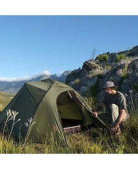 Naturehike Cloud-Up 3 Person Lightweight Backpacking Tent with Footprint - 3 Season Free Standing Dome Camping Hiking Waterproof Backpack Tents