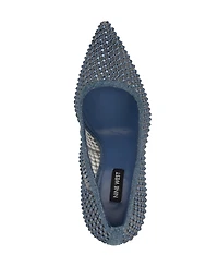Nine West Women's Fresh Rhinestone Mesh Stiletto Pumps